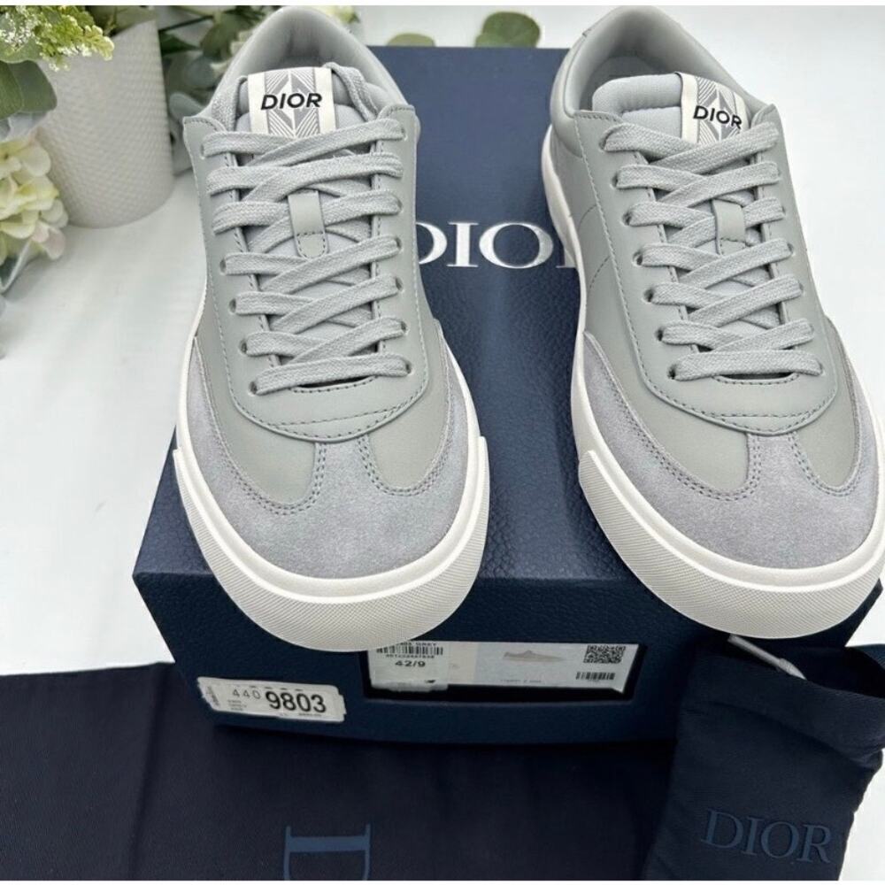 Men’s Dior, B101 low top leather sneakers size 9 made in Italy - Picture 3 of 10